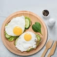 thumbnail image 2 of Compostable, Biodegradable, Disposable Palm Leaf Plates Sturdy, Microwave & Oven Safe (20, 8 inch Round Plates), 2 of 6