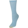 thumbnail image 2 of Gold Toe  Non Binding Ribbed Crew Socks (3 Pair Pack) (Women's), 2 of 4