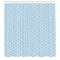 thumbnail image 3 of Ambesonne Yellow Bird Shower Curtain, Minimal Avian Pattern, 69"Wx84"L, Pale Blue Pale Yellow, 3 of 5