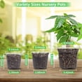 thumbnail image 7 of 30 Packs Clear Nursery Pots 3.5/4/5 Inch, Transparent Plastic Planters with Drainage Holes, Seed Starting Pots for Flower Plant Containers, 7 of 7