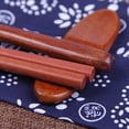 thumbnail image 5 of Japanese Chopsticks And Spoon Set, Wooden Chopsticks And Spoon Set, Outdoor Travel Tableware, Light Weight, Hand Polished, Smooth, 5 of 9