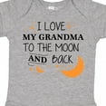thumbnail image 4 of Inktastic I Love My Grandma to the Moon and Back Boys or Girls Baby Bodysuit, 4 of 5