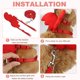 thumbnail image 4 of Uxcell 2-Pack Arnés y Correas Ajustables para Mascotas, Cuerda de Entrenamiento de Nylon para Perros/Patos [Verde/Rosa, Tamaño S], 4 of 7