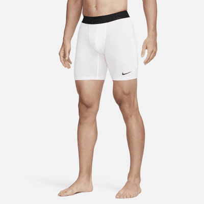 Nike Pro Men's Dri-FIT Fitness Long Shorts Color: White/Black Size: L