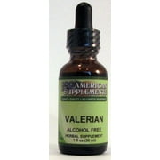 Valerian Alcohol Free American Supplements 1 oz Liquid