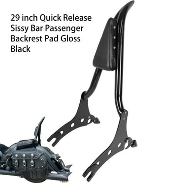 Fjpacemt Backrest Studded Pad Detachable Sissy Bar for Motorcycle Indian Chieftain Springfield 14-24