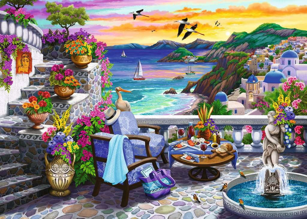 Ravensburger Santorini Sunset Jigsaw Puzzle