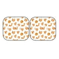 thumbnail image 3 of Uemuo Squirrel Playing Printed 2 PCS Car Windshield Sun Shade, Auto Sun Heat and UV Rays Blocker, Foldable Automotive Front Window Sunshade Protector, 3 of 7