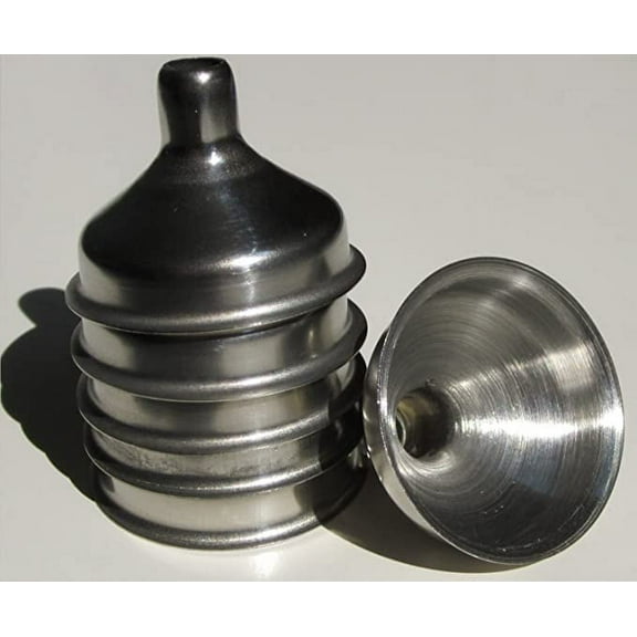 Gifts Infinity® Stainless Steel Mini Funnel for Essential Oil Bottles / Flasks - Pack of 6