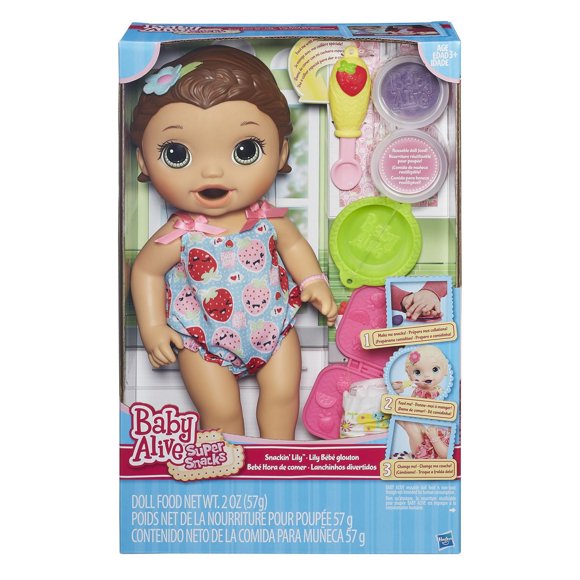 Baby Alive Super Snacks - Lily Bébé glouton (AA)