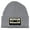 Heather Grey, variant on Gravity Threads Rad Mix Tape Patch Cuffed Beanie - Black