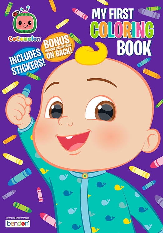 Cocomelon My First Coloring & Activity Book, 24 Pages Paperback