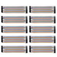 thumbnail image 1 of 10Pcs Jump Wire FemaleFemale Plastic Line Cable 2.54mm Electronic Components 20cm, 1 of 8