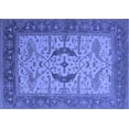 thumbnail image 1 of Ahgly Company Indoor Rectangle Oriental Blue Industrial Area Rugs, 2' x 3', 1 of 4