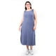 thumbnail image 1 of Vestido casual sin mangas Roman Fashion /Tallas Extras, 2847 (Azul marino) azul marino 38, 1 of 5