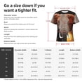 thumbnail image 4 of Naloa Elephant Sunset in Kenya Men's T-Shirt Sport T-shirt Men's Basic Tee Casual Men's Shirt, Round Neck, Short Sleeves - Medium, 4 of 5
