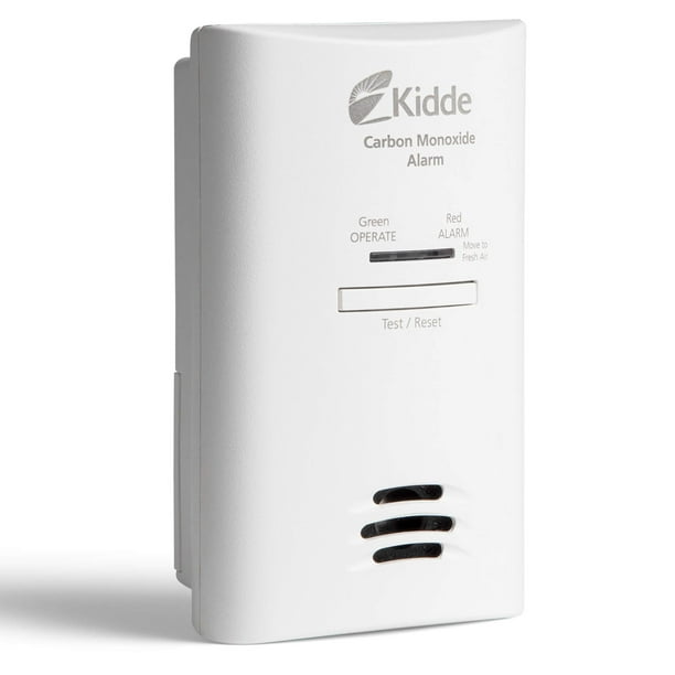 Detector de monóxido de carbono Kidde Plug-in con batería de respaldo