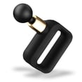 thumbnail image 1 of Masajeador de percusión de mano recargable músculo vibración masaje fitness relajación cuerpo máquina físico equipo negro AweSitey CE001199-01B, 1 of 7
