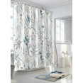 thumbnail image 5 of Spring Floral Waterproof Fabric Shower Curtain, Vintage Botanical Watercolor Shower Curtain for Bathroom Curtains Bathtubs Hotel Washable Shower Curtains with 12 Hooks Extra Long 72x96, 5 of 6