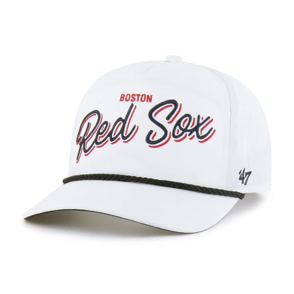 Men's '47  White Boston Red Sox Brrr Fairway Hitch Adjustable Hat