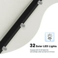 thumbnail image 5 of MASTERCANOPY 9ft Solar Patio Umbrella with LED Lights Tilt and Crank, Light Beige, 5 of 8