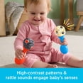 thumbnail image 4 of Fisher-Price Rattle 'n Rock Maracas, Set of 2 Soft Baby Rattle Activity Toys for Newborns, 4 of 6