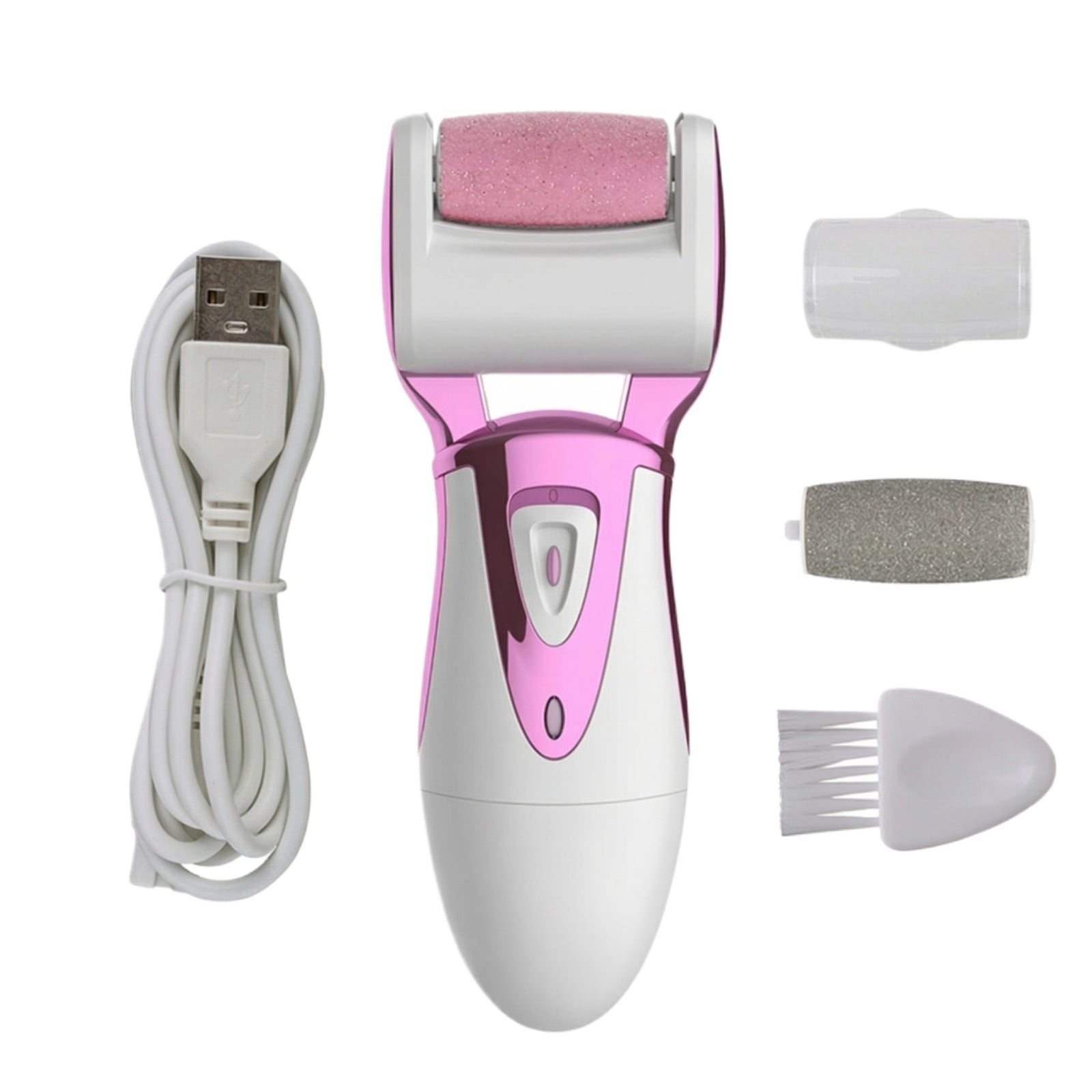 Electric Foot Callus Remover – Rechargeable Pedicure Tool for Dead Skin Removal, Professional At-Home Foot File with Extra Coarse Roller Head