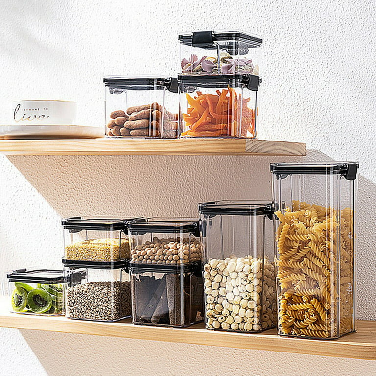 Mduoduo Storage Jar, Airtight Food Containers Plastic Kitchen Storage  Containers Food Storage Boxes 1800 ml