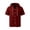 Wine, variant on Men's Waffle Knit Short Sleeve Hoodie With Button Down Front And Drawstring Featuring Casual Loose Fit For Summer Streetwear Beach Vacation Black L