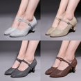 thumbnail image 2 of Nueva marca de zapatos de baile modernos para mujer, Salsa, Tango, 3,5/5,5 cm, suela suave, zapatos de baile de salón, 2 of 5