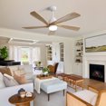 thumbnail image 5 of 52 Inch Modern Ceiling Fan With Dimmable LED Light 5 Solid Wood Blades Remote Control Reversible DC Motor With Smart APP Control    RR, 5 of 10