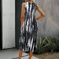 thumbnail image 5 of LOVZFMLL Dresses Women'S Spring Summer Solid Color Round-Neck Sleeveless Casual Dress, 5 of 5