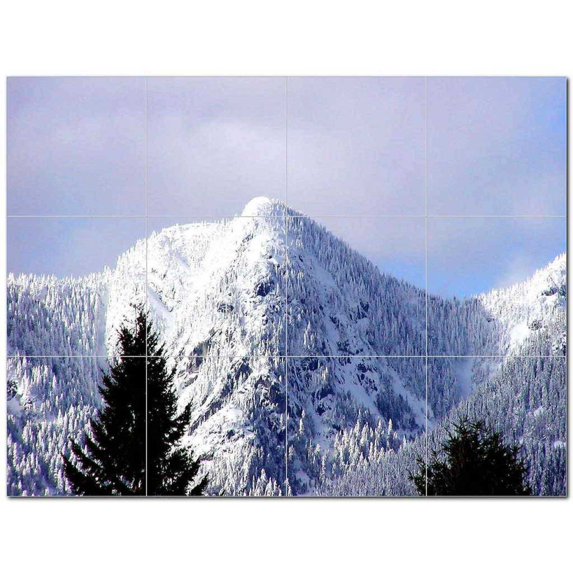 Winter Photo Ceramic Tile Mural Kitchen Backsplash Bathroom Shower 406384-XL43