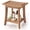Teak Brown, variant on Bekvem Waterproof Poly Lumber Shower Stool with Storage Shelf, Gray, Small, 350 lb Limit