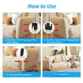 thumbnail image 4 of Mistaha Thickened Sectional Sofa Connector Set with 24 Screws - Metal Couch Fasteners for Firm Installation - Universal Interlocking Clips for Sofas and Chairs, 4 of 6