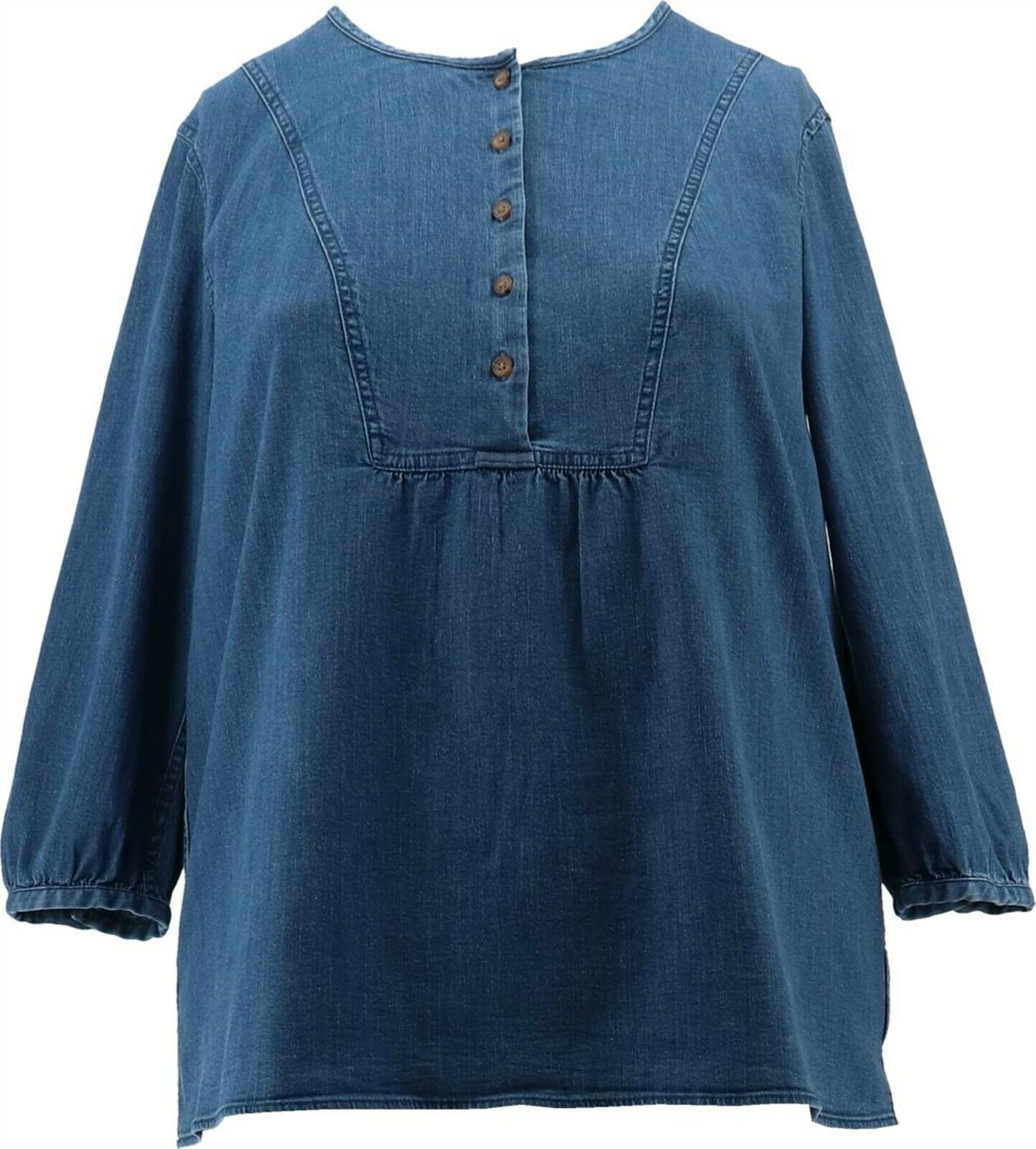 Lands' End Women Petite 3/4 Sleeve 