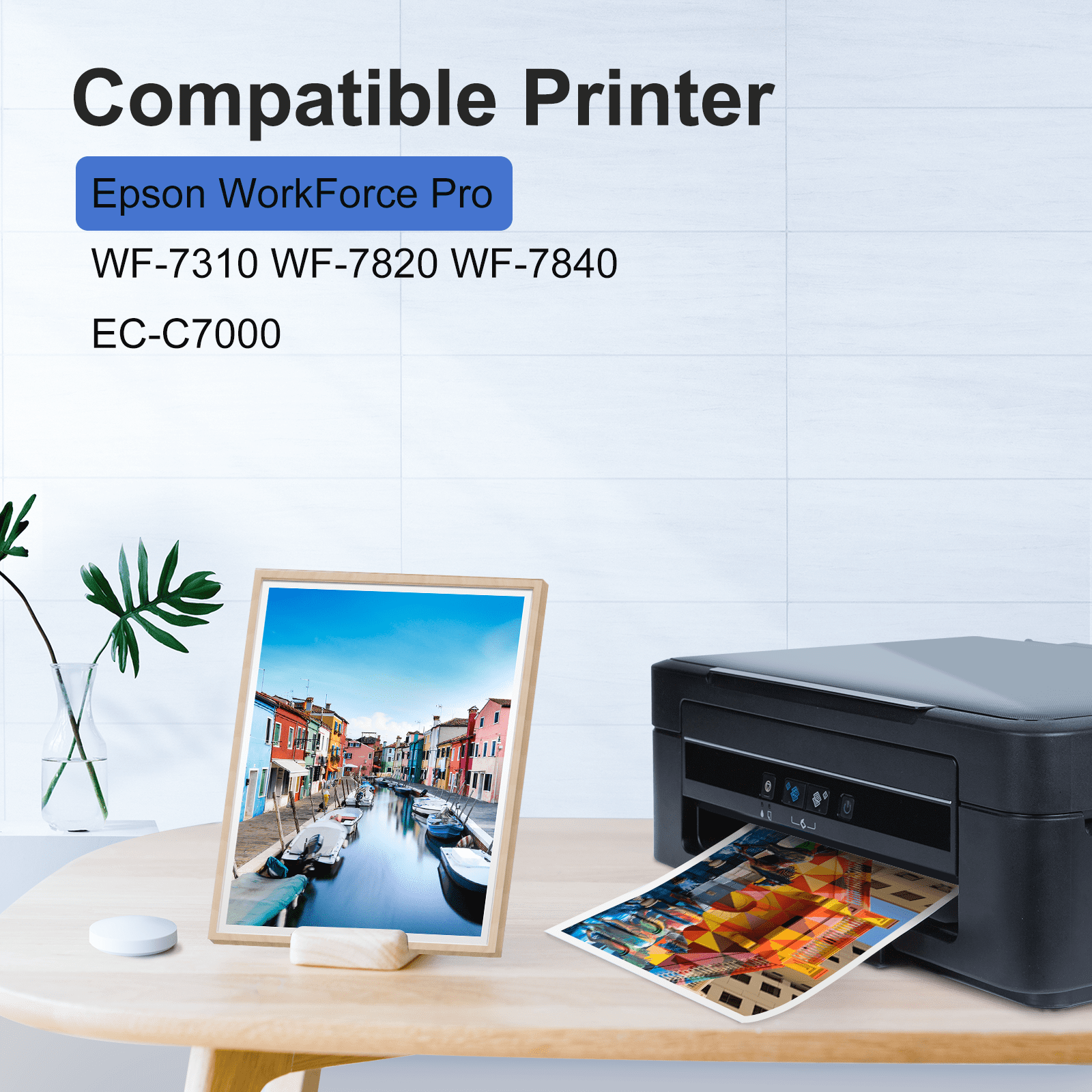 Epson 812XL High Yield Black Ink Cartridge 2-Pack for