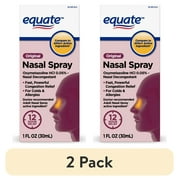 (2 pack) Equate Original 12 Hour Nasal Spray, Max Strength, 1 Fluid Ounce