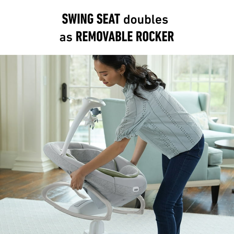 Graco Soothe My Way Swing with Removable Rocker Madden Gray