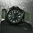 thumbnail image 3 of Feledorashia Deals Clearance Watch for Men Valentine's Day Gifts Military Mens Quartz Army Watch Black Dial Date Luxury Sport Wrist Watch, 3 of 5