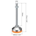 thumbnail image 2 of Unique Bargains Leveling Feet, 4Pcs M12x150x60mm - Carbon Steel Non-Skid Anti-shock Adjustable Table Feet for Furniture Workshops, 2 of 5