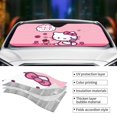 thumbnail image 5 of Windshield Sun Shade Foldable Car Front Window Sunshade For Car Suv Trucks Vans - Best Heat Shield Blocker Visor Cover Blocks Uv Rays And Keeps Your Vehicle Cool-Small, 5 of 5
