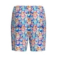 thumbnail image 7 of Daiia Cartoon colorful cute cat Mens Woven Stretch Pajama Short,Short Pajama Pants-3X-Large, 7 of 7