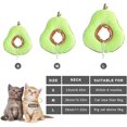 thumbnail image 2 of Elizabethan Collar, Cat Recovery Collar Protective Collar Adjustable Soft Edge Breathable Designed Protective Pet Collar (1pc, Avocado Green, M), 2 of 5