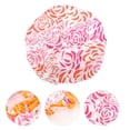 thumbnail image 3 of Unique Bargains Women Waterproof Stripe Shower Cap 1 Pc Orange, 3 of 3
