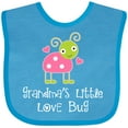 thumbnail image 3 of Inktastic Grandma Little Love Bug Grandchild Girls Baby Bib, 3 of 4