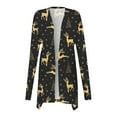 thumbnail image 4 of Cardigans pour Femmes Cardigan Long Cardigans pour Femmes Liquidation Cardigan Impression Numérique Manteau de Noël à Manches Longues pour Femmes, 4 of 6