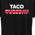 thumbnail image 3 of Instant Message - Taco Tuesday Crossed Out - Women's Short Sleeve Graphic T-Shirt, 3 of 6
