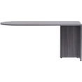 thumbnail image 4 of Lorell Weathered Charcoal Laminate Desking 66" x 30" x 29.5"Desk, 1" Top - Material: Polyvinyl Chloride (PVC) Edge - Finish: Weathered Charcoal Laminate, 4 of 6