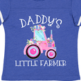 thumbnail image 4 of Inktastic Daddy's Little Farmer Pink Tractor and Flowers Boys or Girls Toddler T-Shirt, 4 of 5